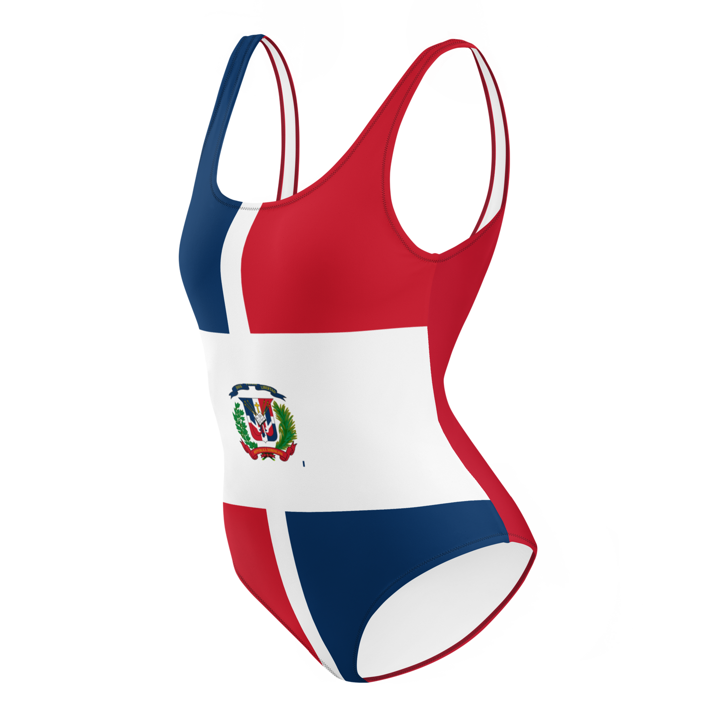 Dominican Republic Flag One-Piece Swimsuit