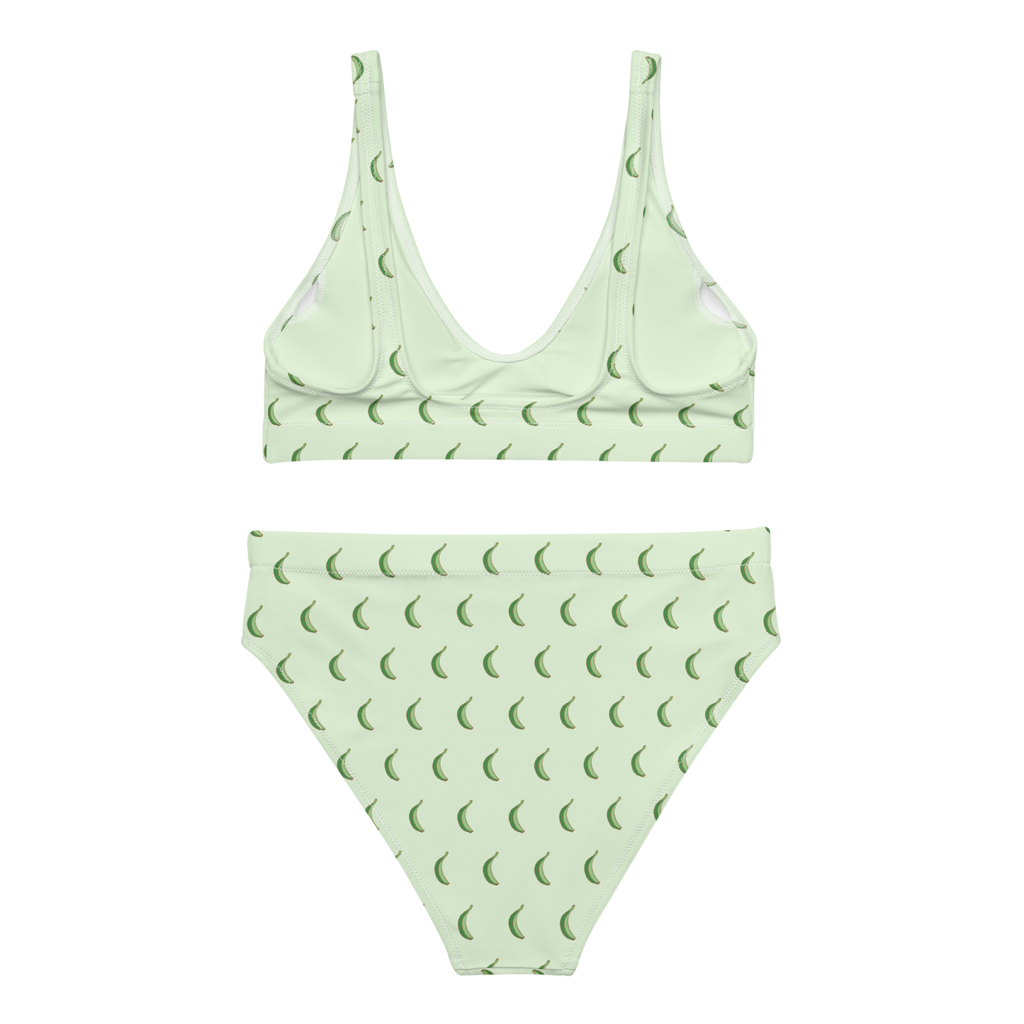 Platano All-Over High-Waisted Two Piece Bikini Swimwear