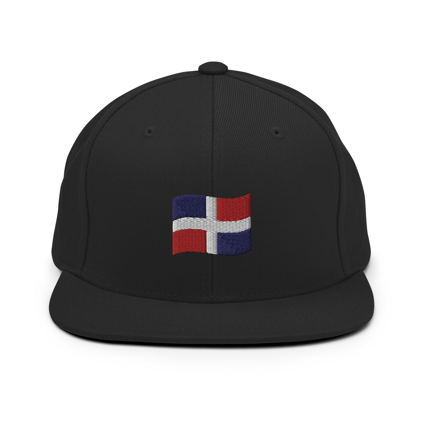 Dominican Republic Flag Emoji Snapback Hat