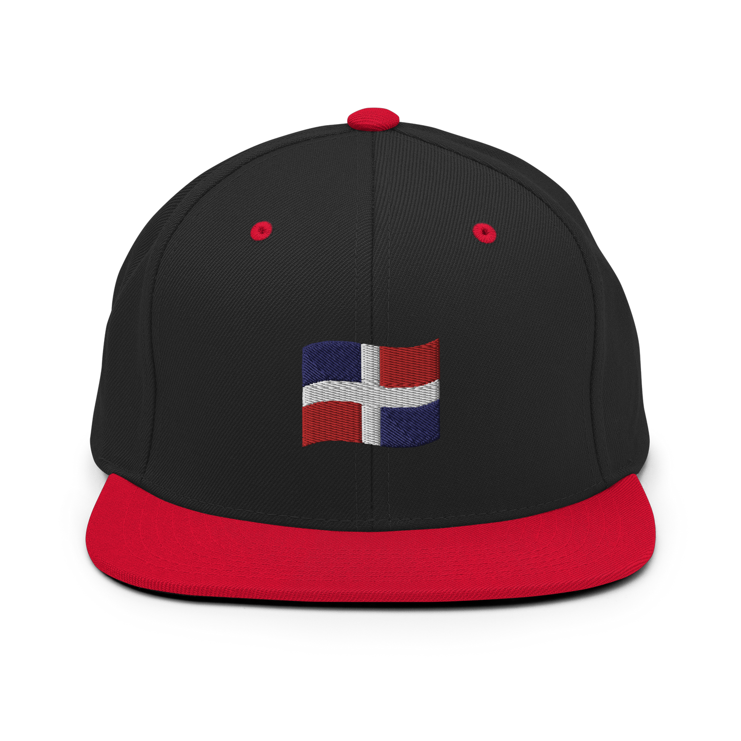 Dominican Republic Flag Emoji Snapback Hat