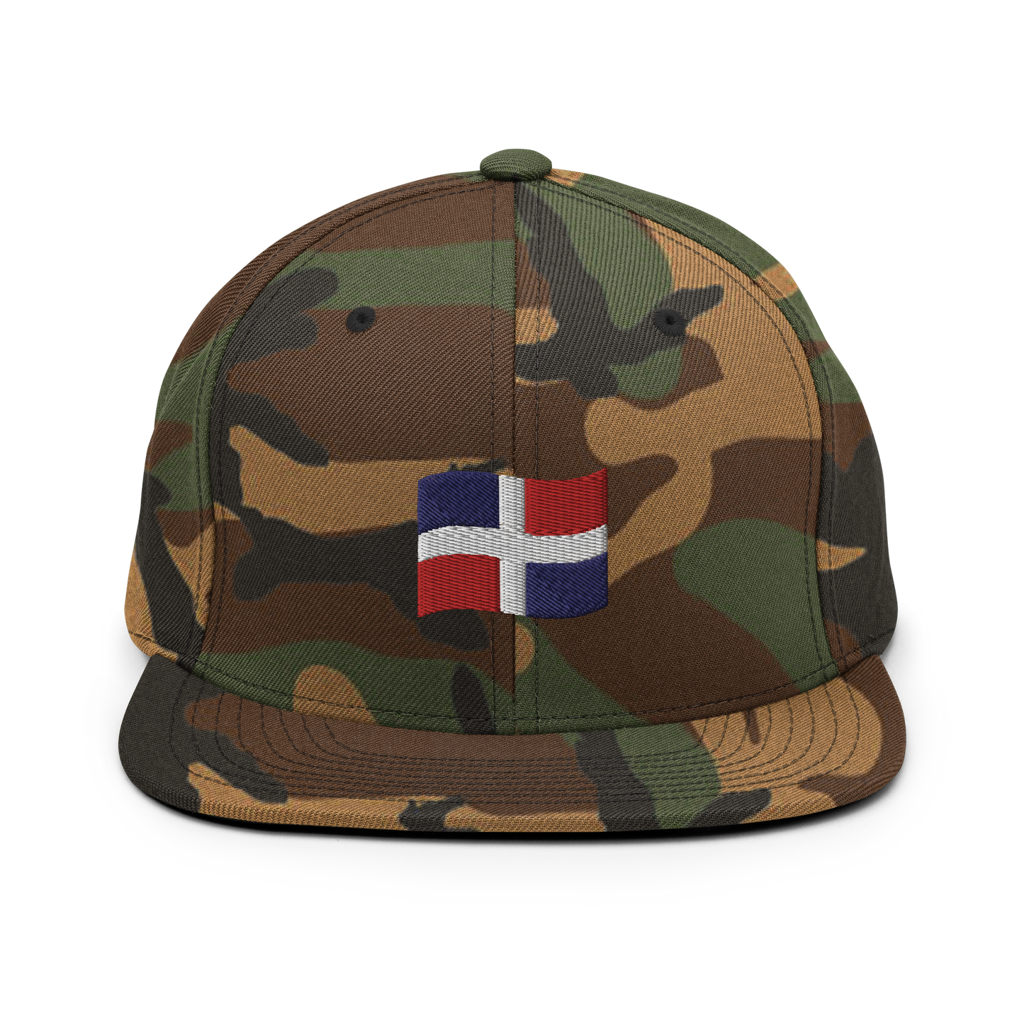 Dominican Republic Flag Emoji Snapback Hat