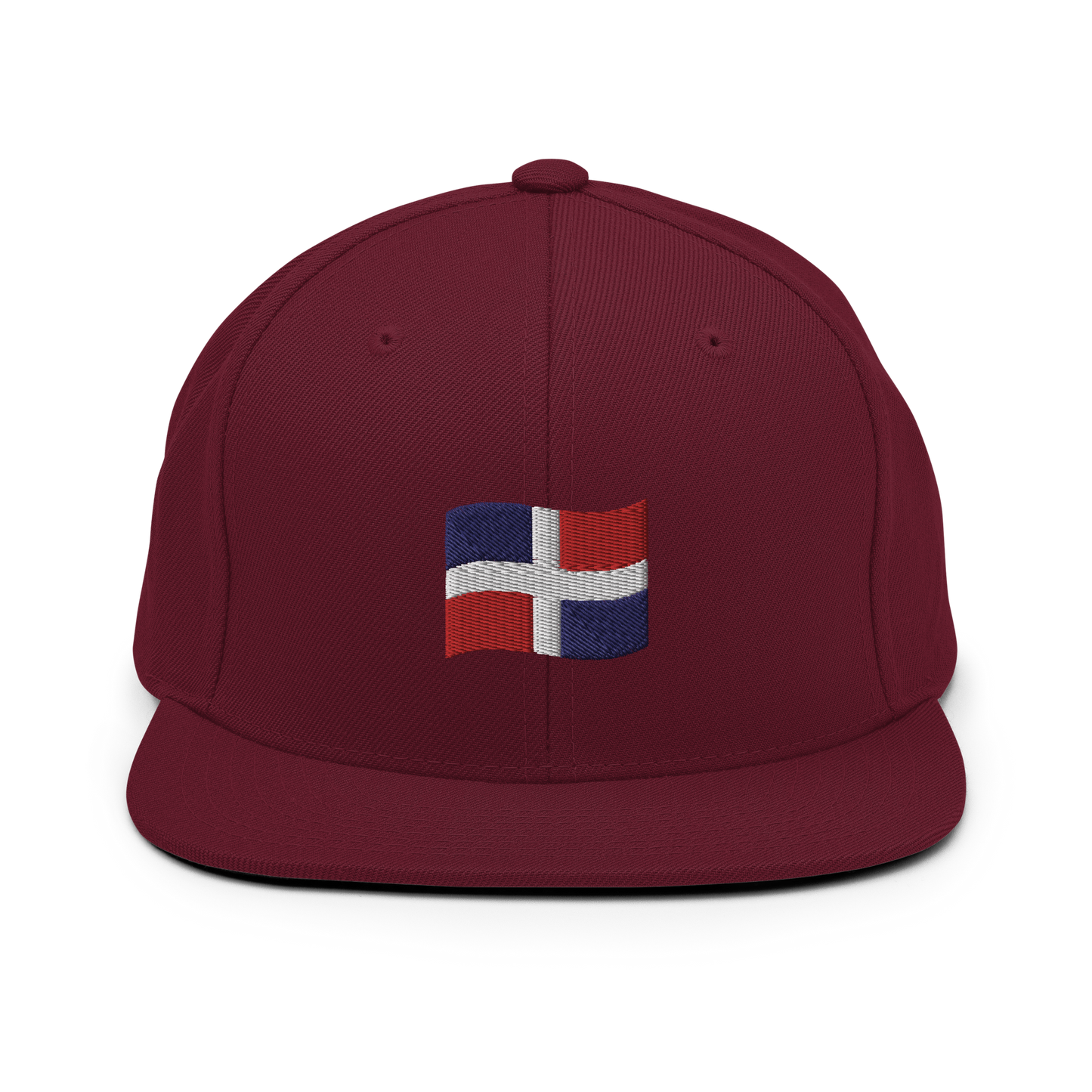 Dominican Republic Flag Emoji Snapback Hat