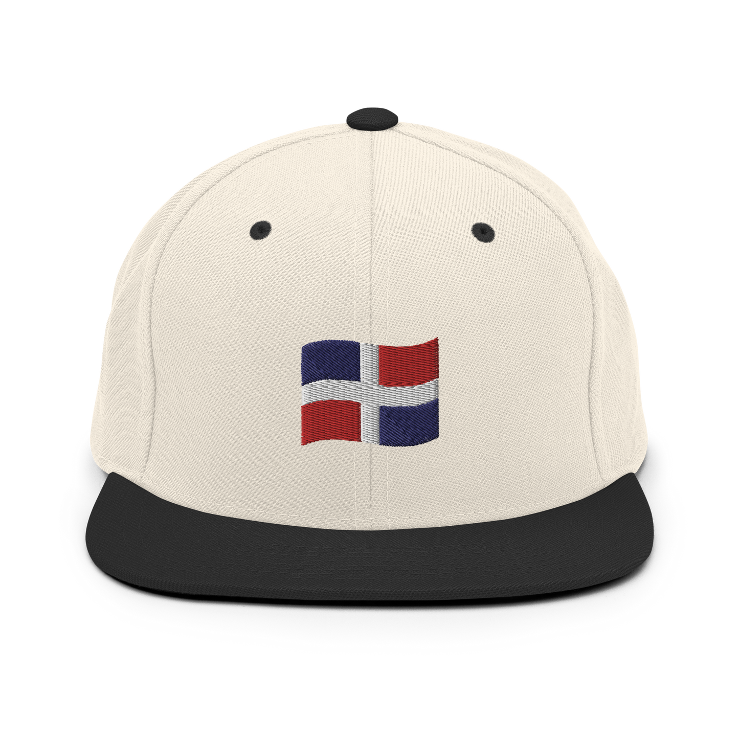 Dominican Republic Flag Emoji Snapback Hat