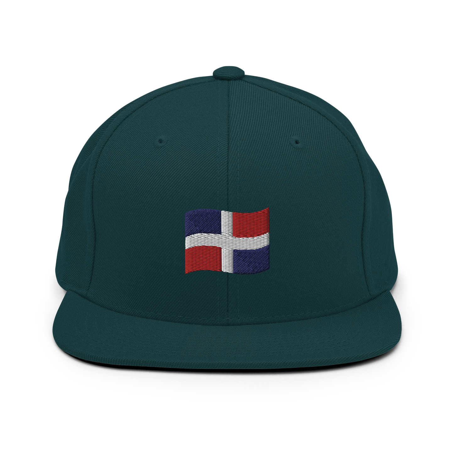 Dominican Republic Flag Emoji Snapback Hat