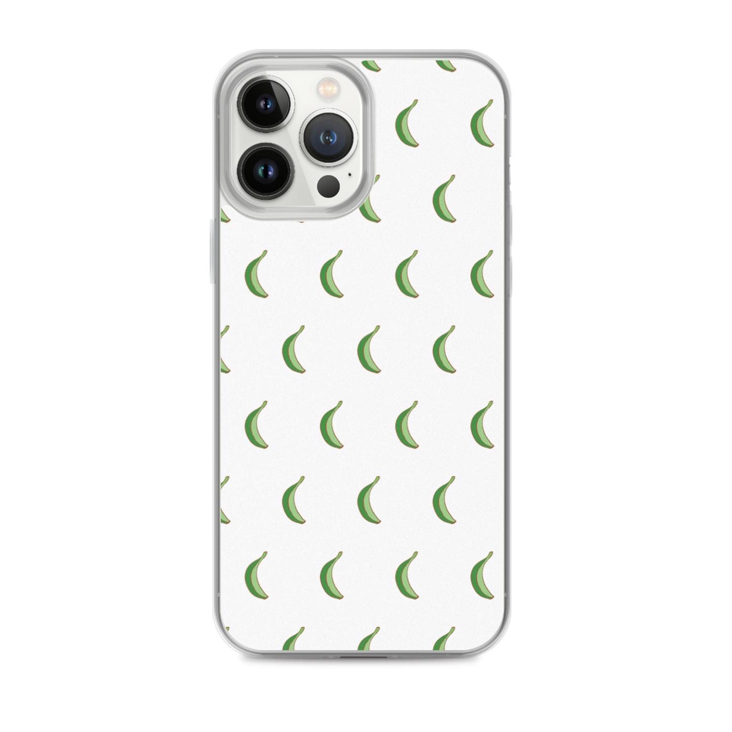 Platano All-Over Dominican iPhone Case (White)
