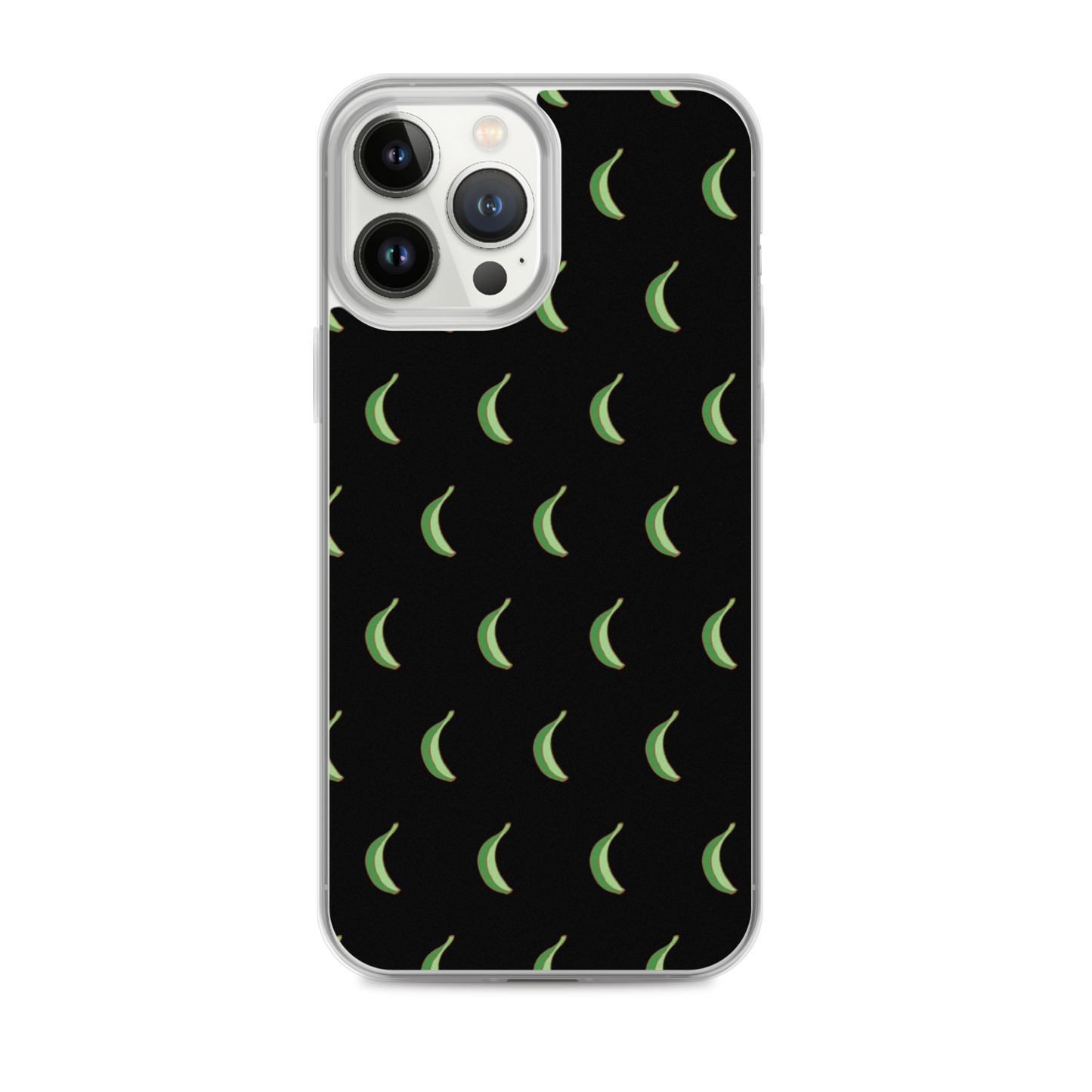 Platano All-Over Dominican iPhone Case (Black)