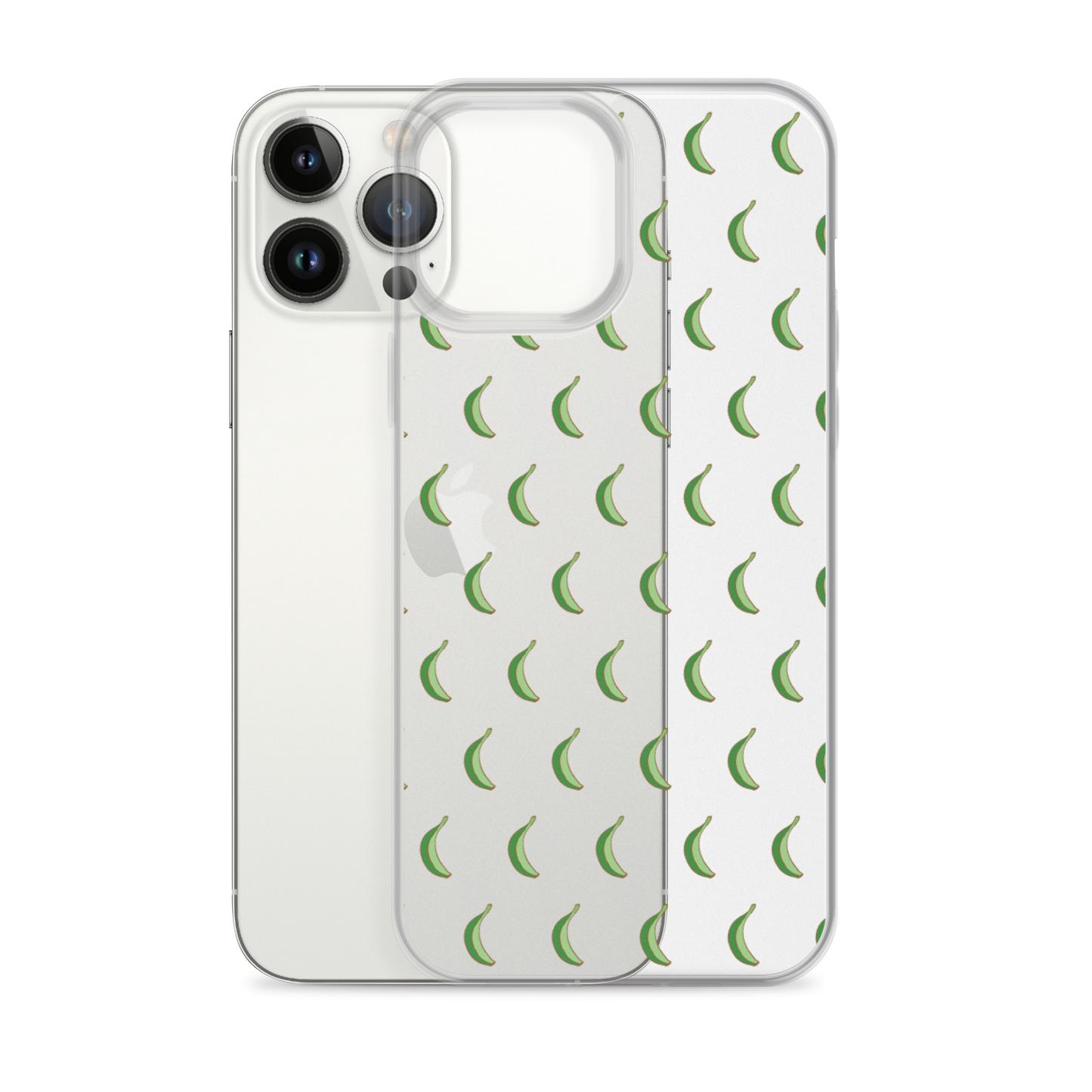 Platano All-Over Dominican iPhone Case (Transparent)