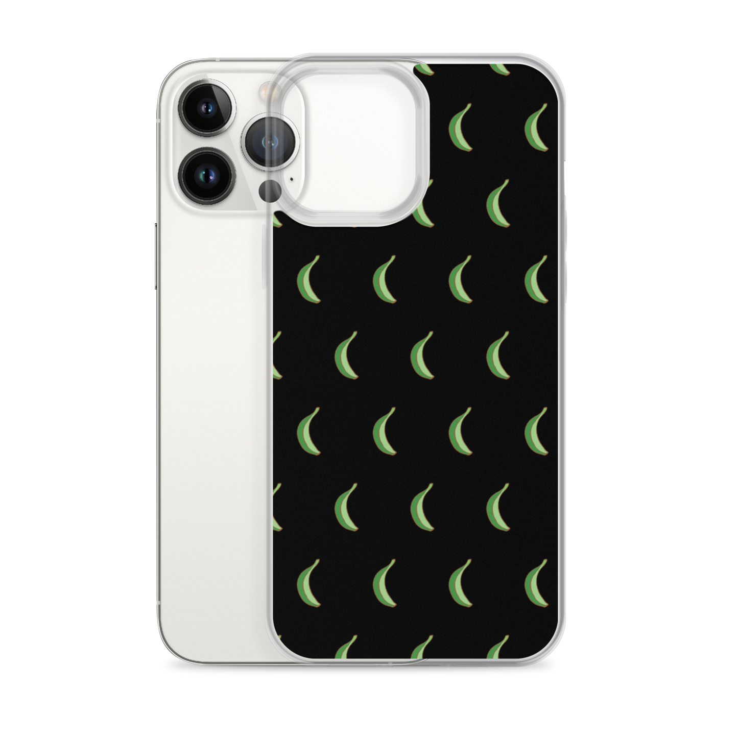 Platano All-Over Dominican iPhone Case (Black)