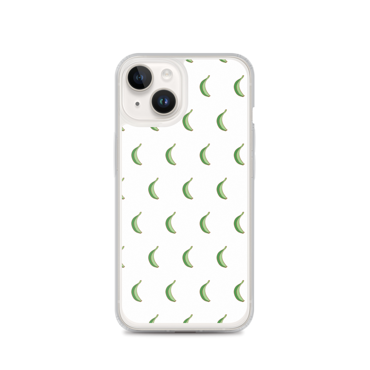 Platano All-Over Dominican iPhone Case (White)