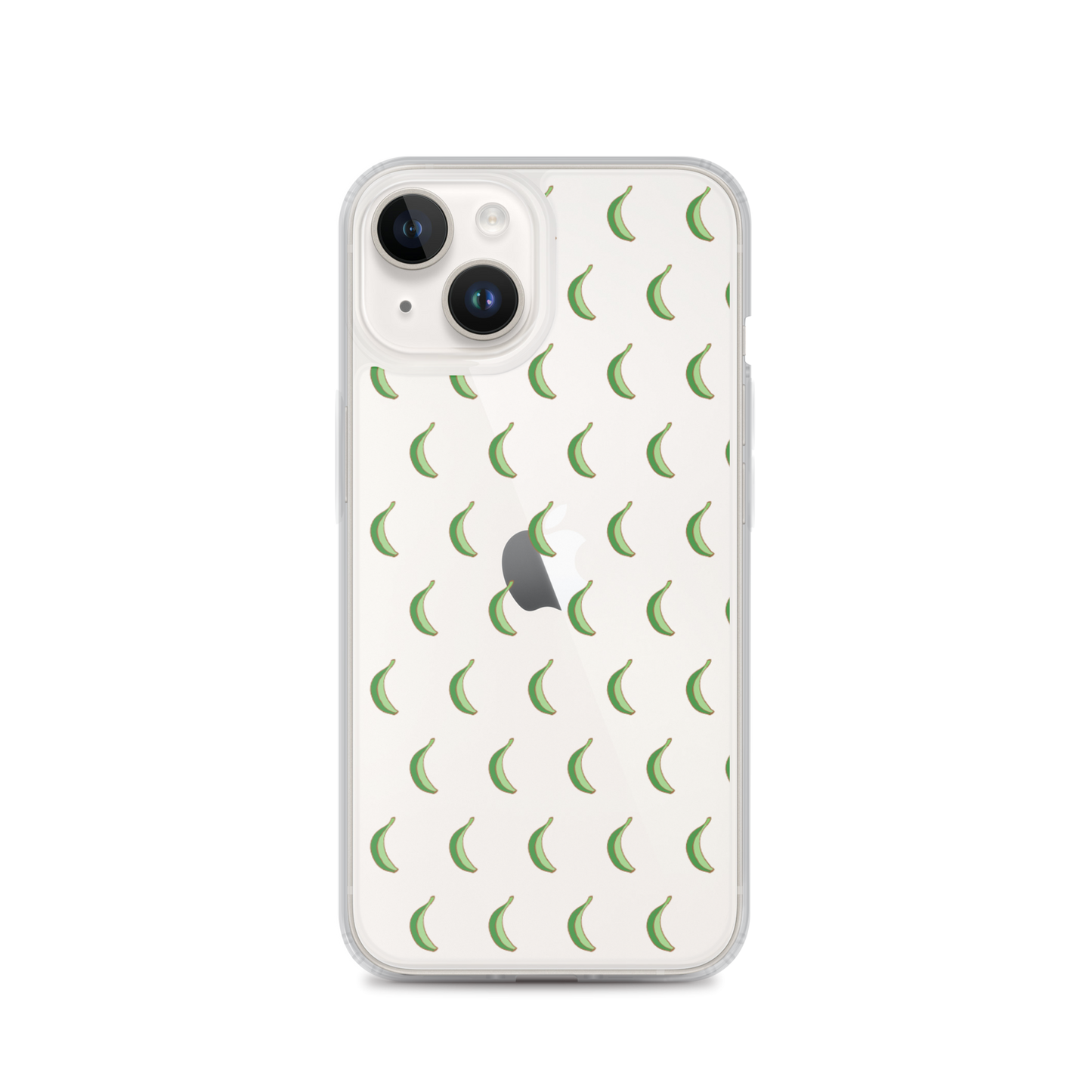 Platano All-Over Dominican iPhone Case (Transparent)