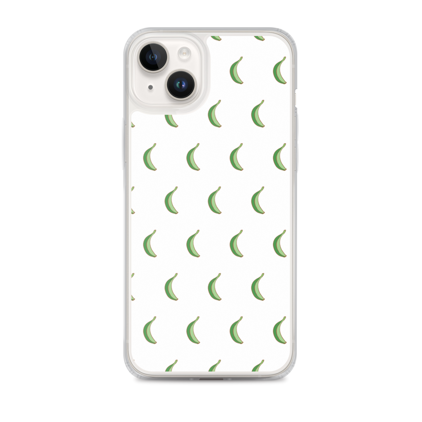 Platano All-Over Dominican iPhone Case (White)