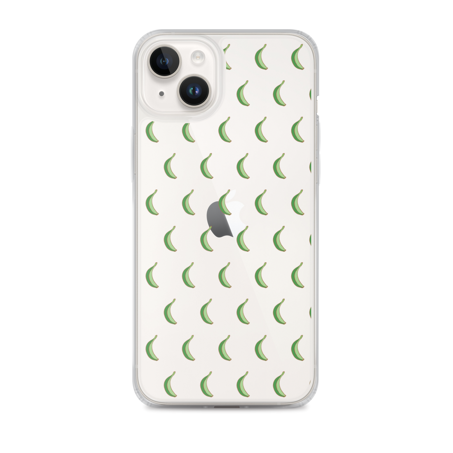 Platano All-Over Dominican iPhone Case (Transparent)