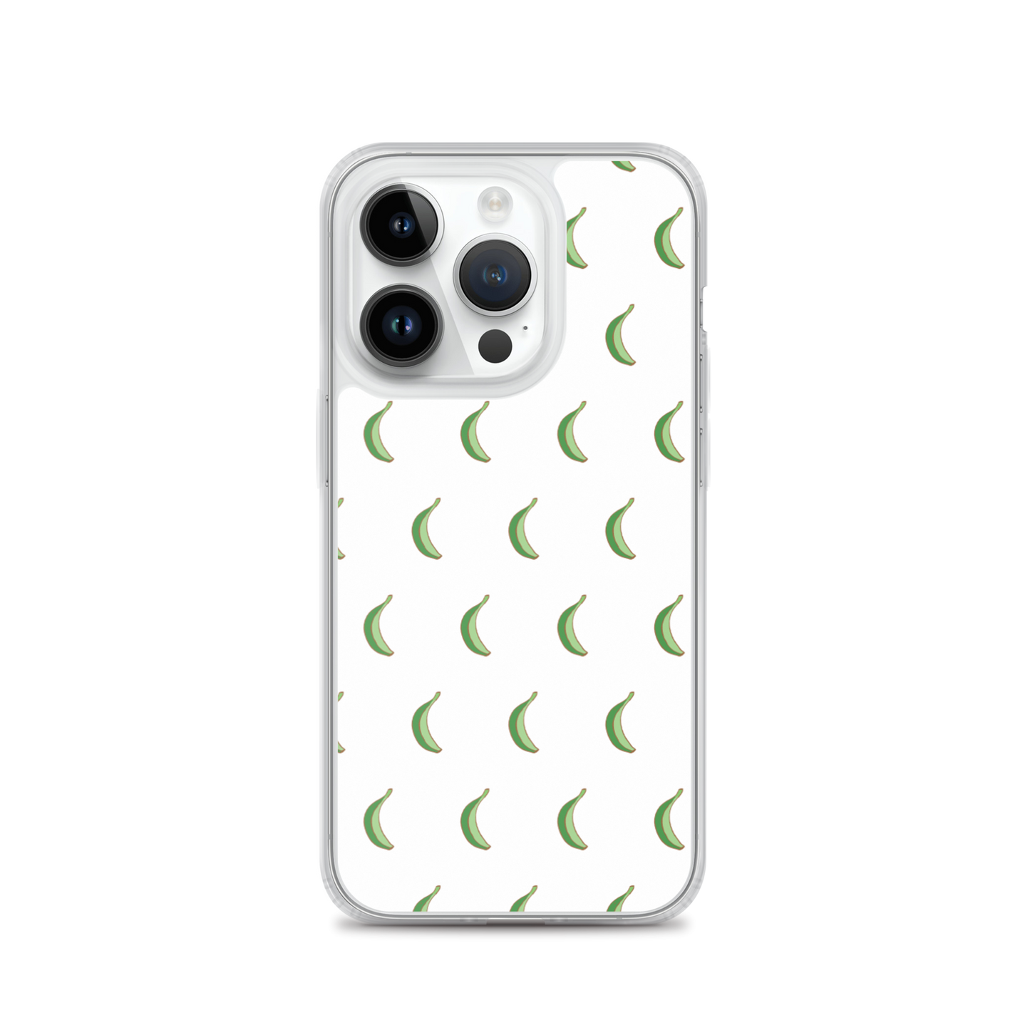 Platano All-Over Dominican iPhone Case (White)