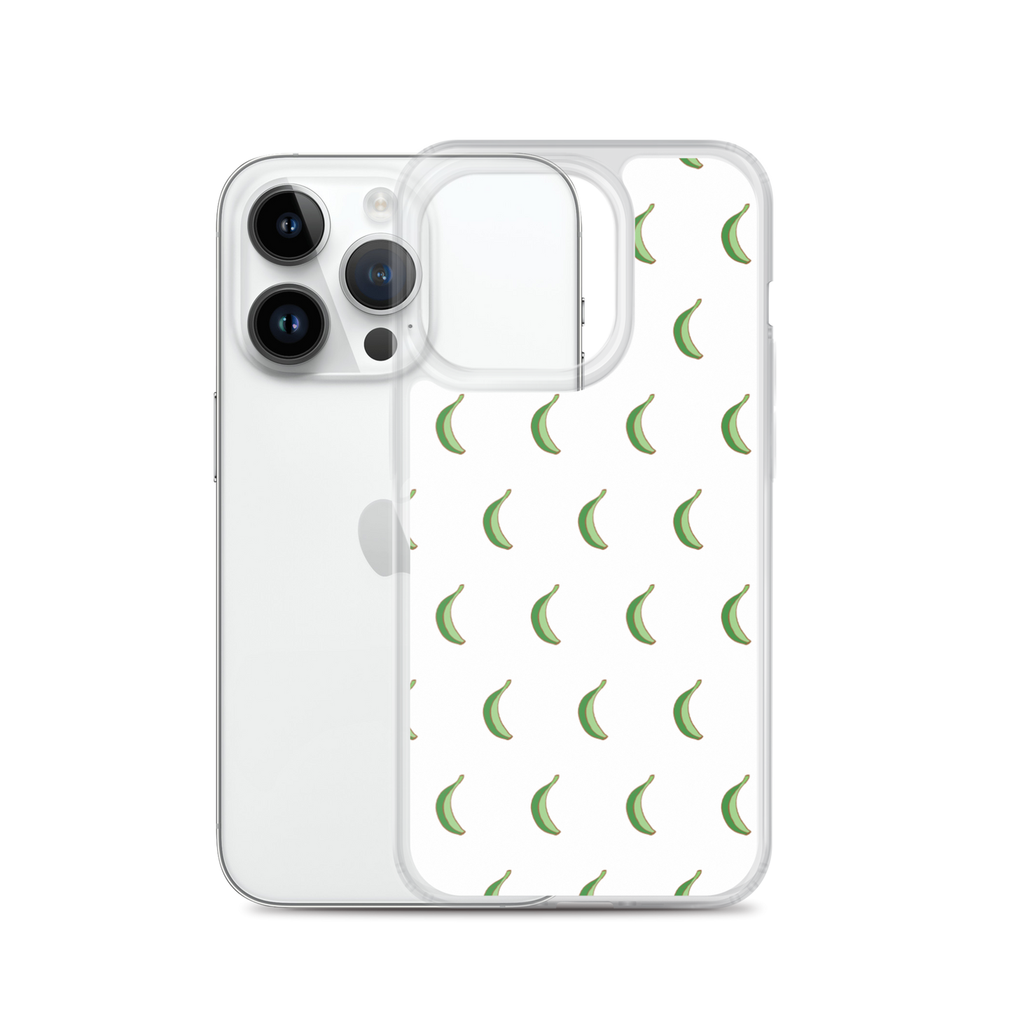 Platano All-Over Dominican iPhone Case (White)