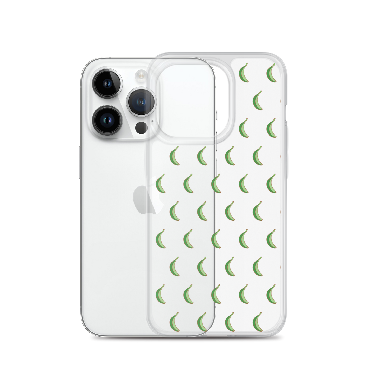 Platano All-Over Dominican iPhone Case (Transparent)