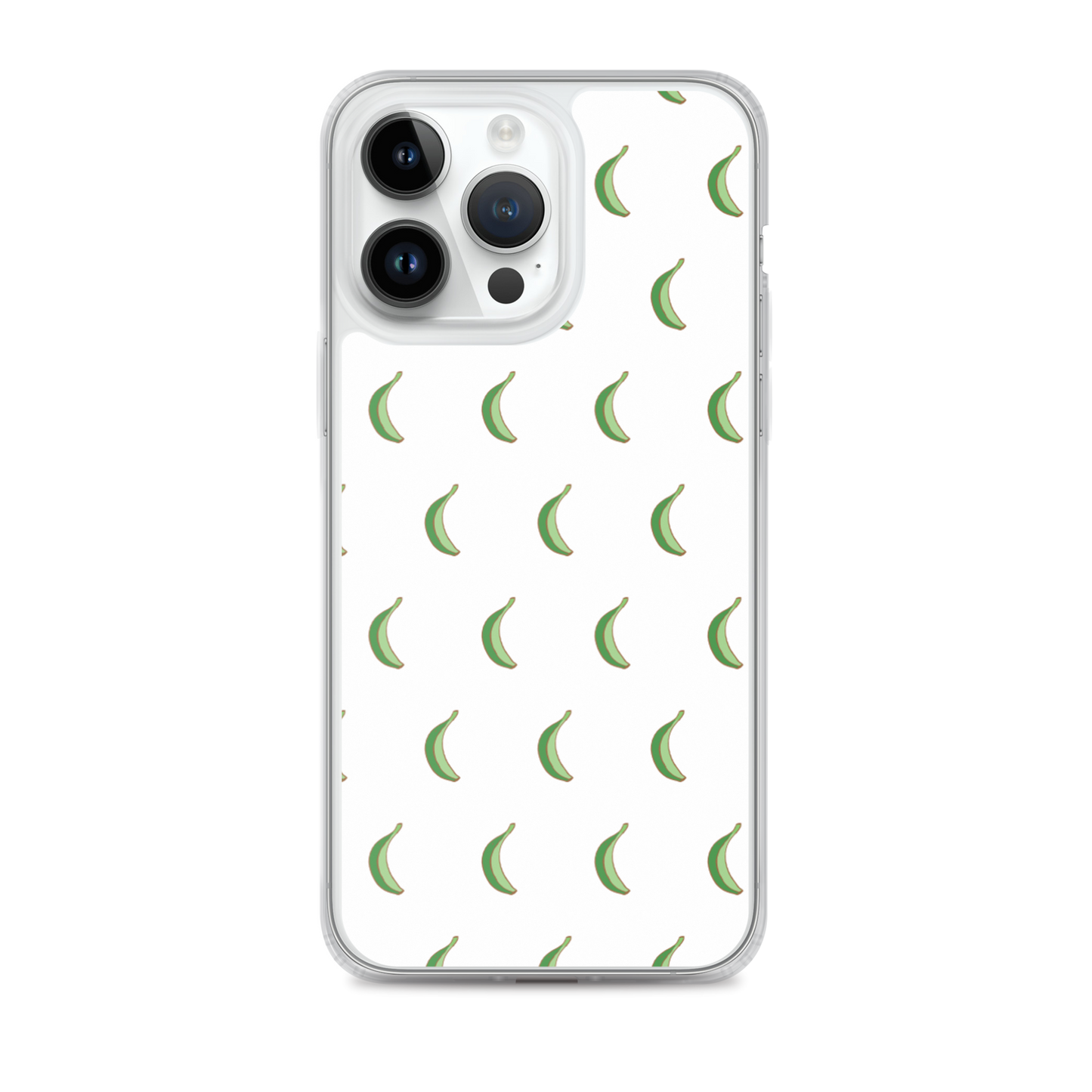 Platano All-Over Dominican iPhone Case (White)