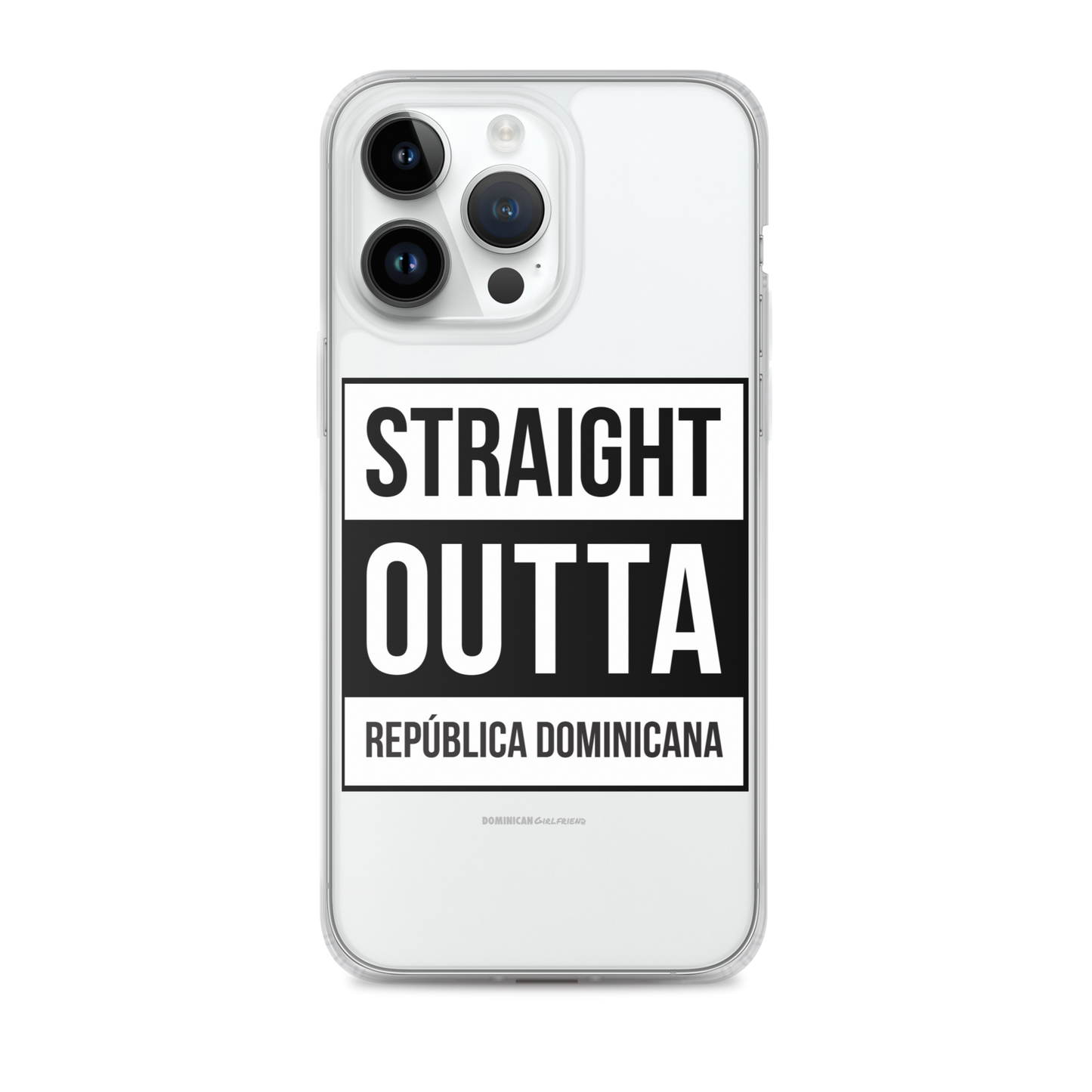 Straight Outta República Dominicana iPhone Case