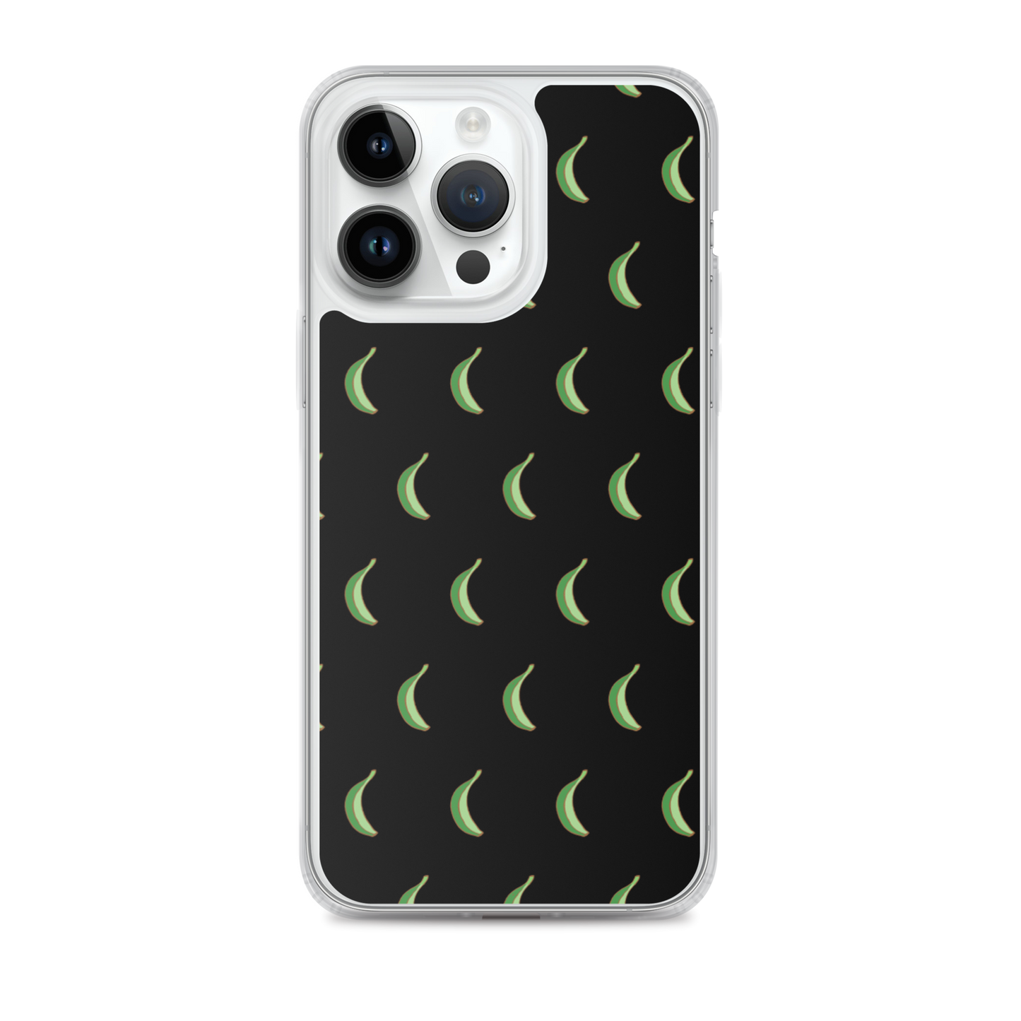 Platano All-Over Dominican iPhone Case (Black)