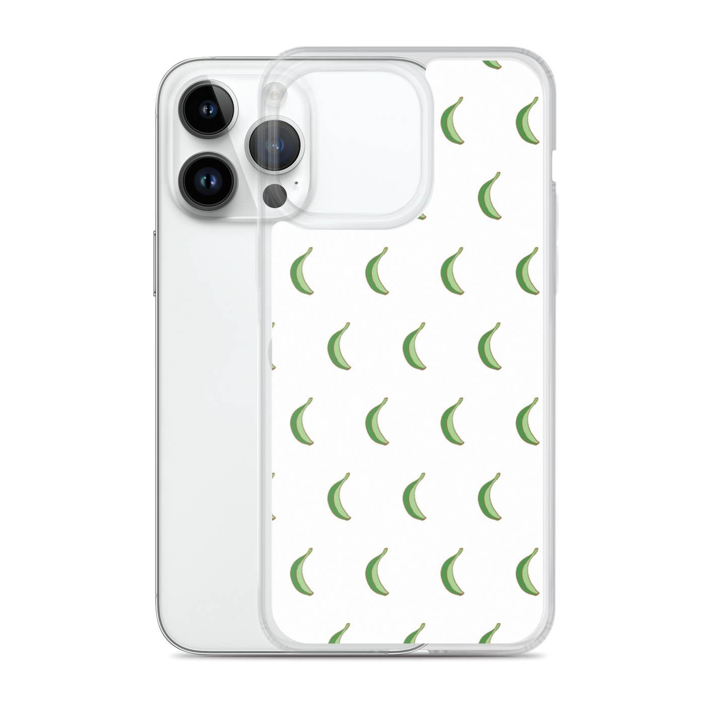 Platano All-Over Dominican iPhone Case (White)