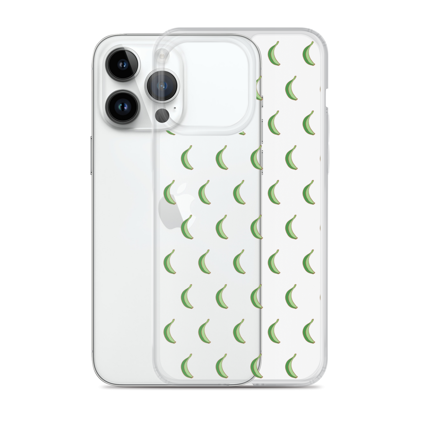 Platano All-Over Dominican iPhone Case (Transparent)