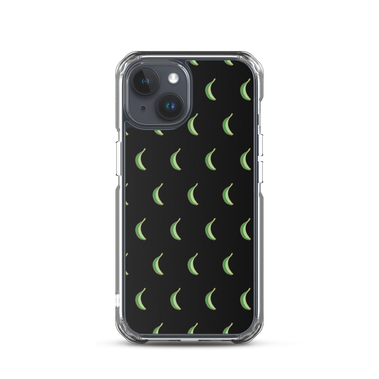 Platano All-Over Dominican iPhone Case (Black)