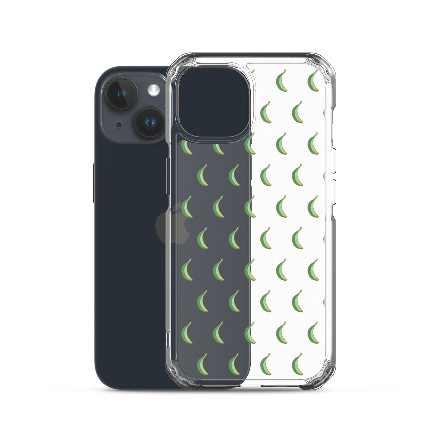 Platano All-Over Dominican iPhone Case (Transparent)