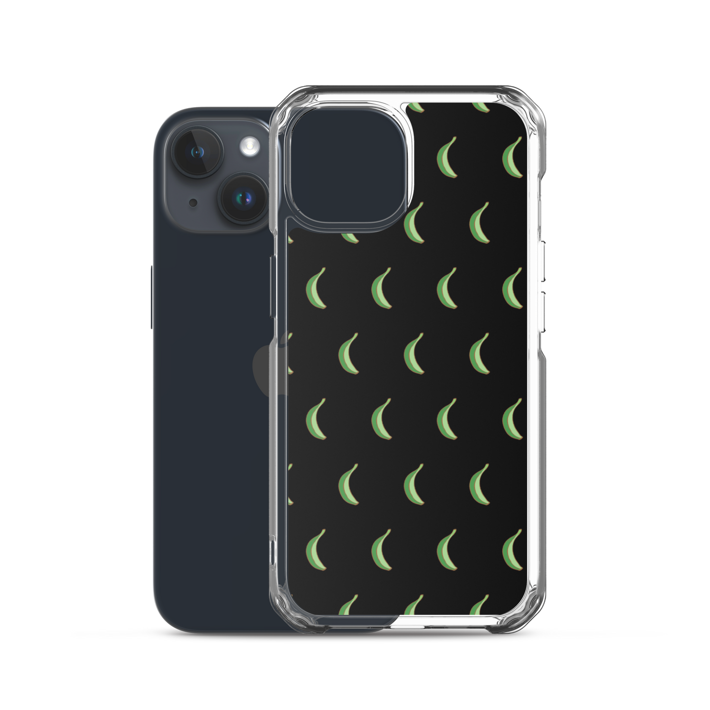 Platano All-Over Dominican iPhone Case (Black)
