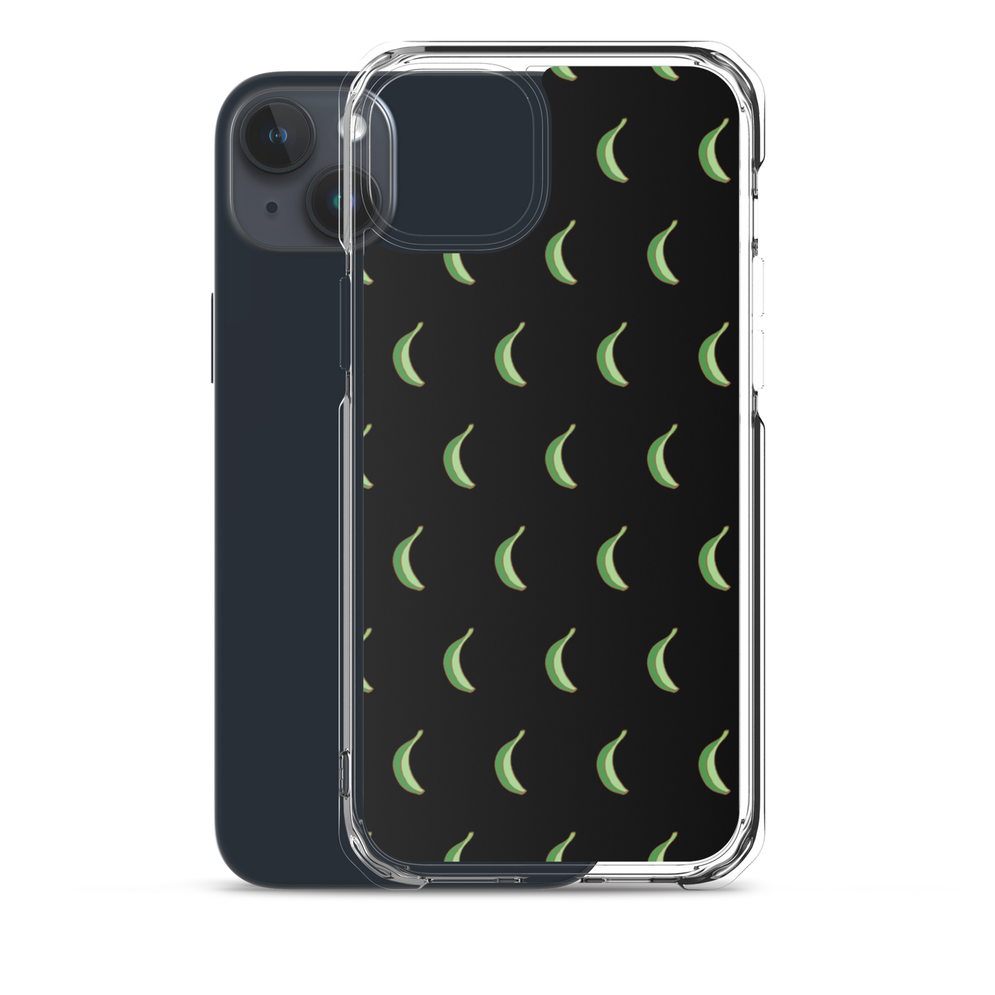 Platano All-Over Dominican iPhone Case (Black)