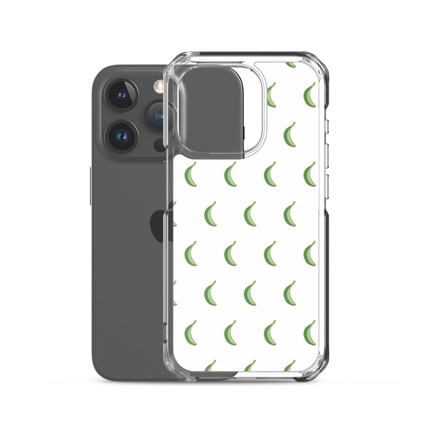 Platano All-Over Dominican iPhone Case (White)