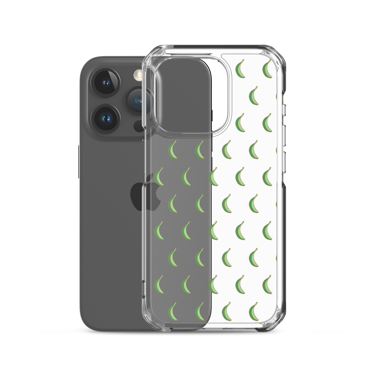 Platano All-Over Dominican iPhone Case (Transparent)