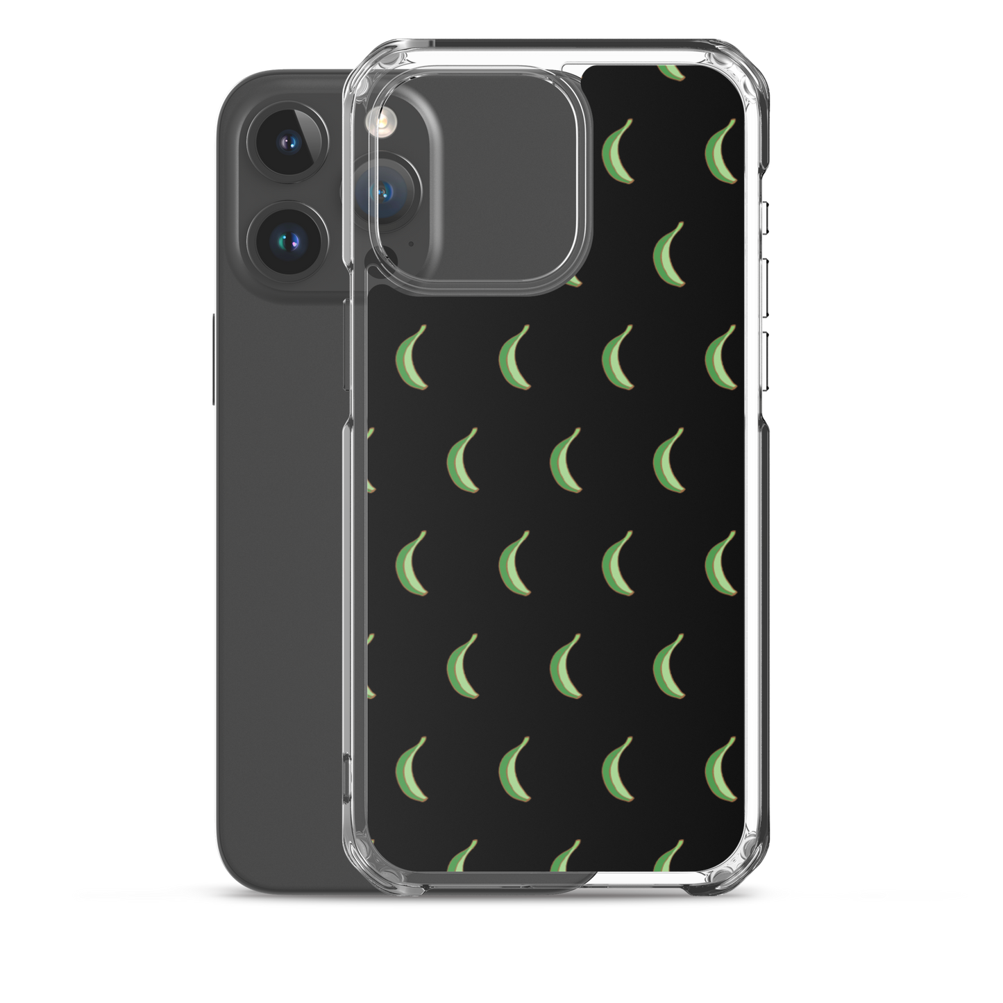Platano All-Over Dominican iPhone Case (Black)