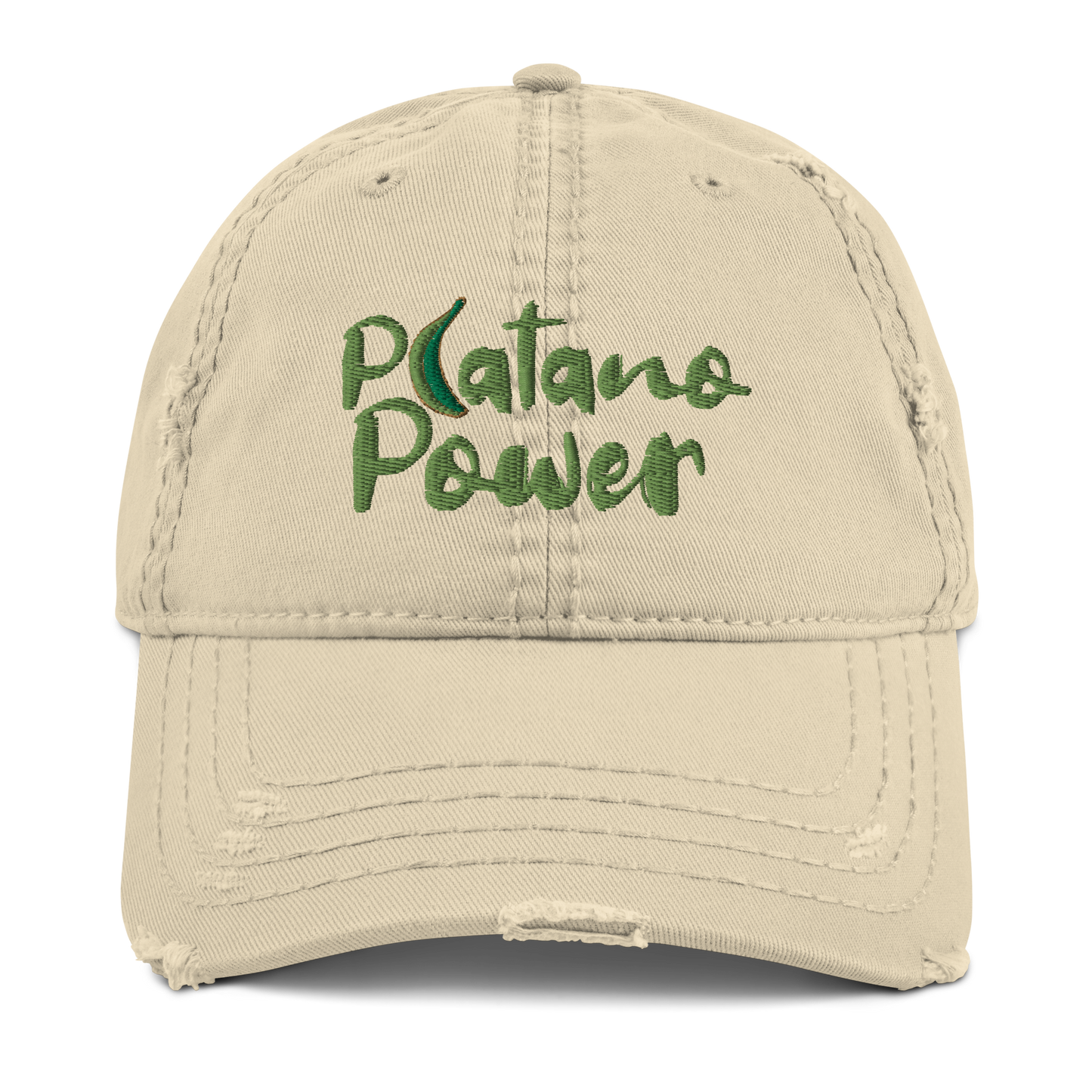 Dominican Platano Power Distressed Dad Hat