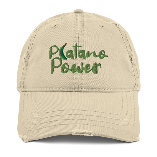 Dominican Platano Power Distressed Dad Hat