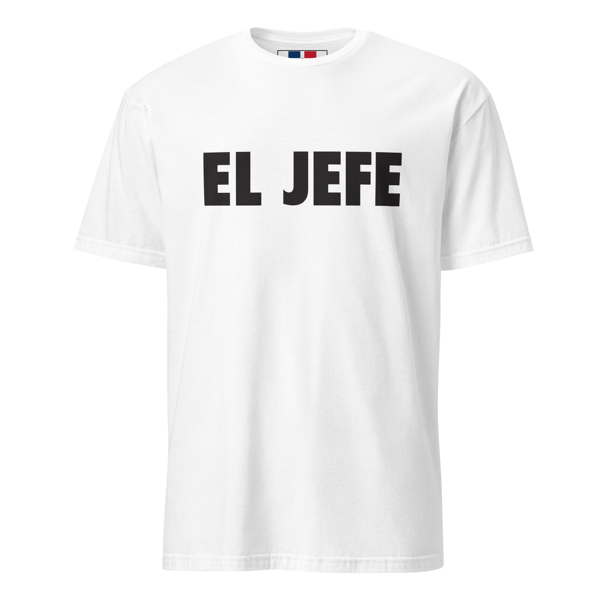 El Jefe Dominican T-Shirt  - 2020 - DominicanGirlfriend.com - Frases Dominicanas - República Dominicana Lifestyle Graphic T-Shirts Streetwear & Accessories - New York - Bronx - Washington Heights - Miami - Florida - Boca Chica - USA - Dominican Clothing