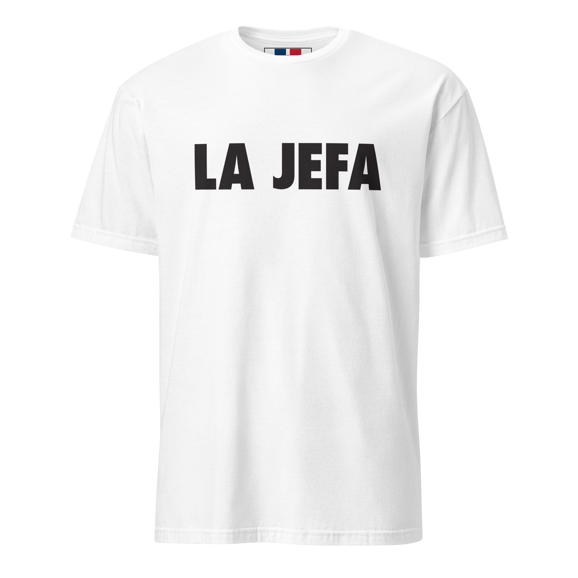 La Jefa Dominican T-Shirt  - 2020 - DominicanGirlfriend.com - Frases Dominicanas - República Dominicana Lifestyle Graphic T-Shirts Streetwear & Accessories - New York - Bronx - Washington Heights - Miami - Florida - Boca Chica - USA - Dominican Clothing