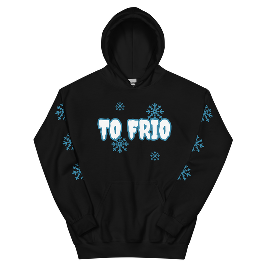 To Frio Snowflake Sleeve Dominican Unisex Hoodie