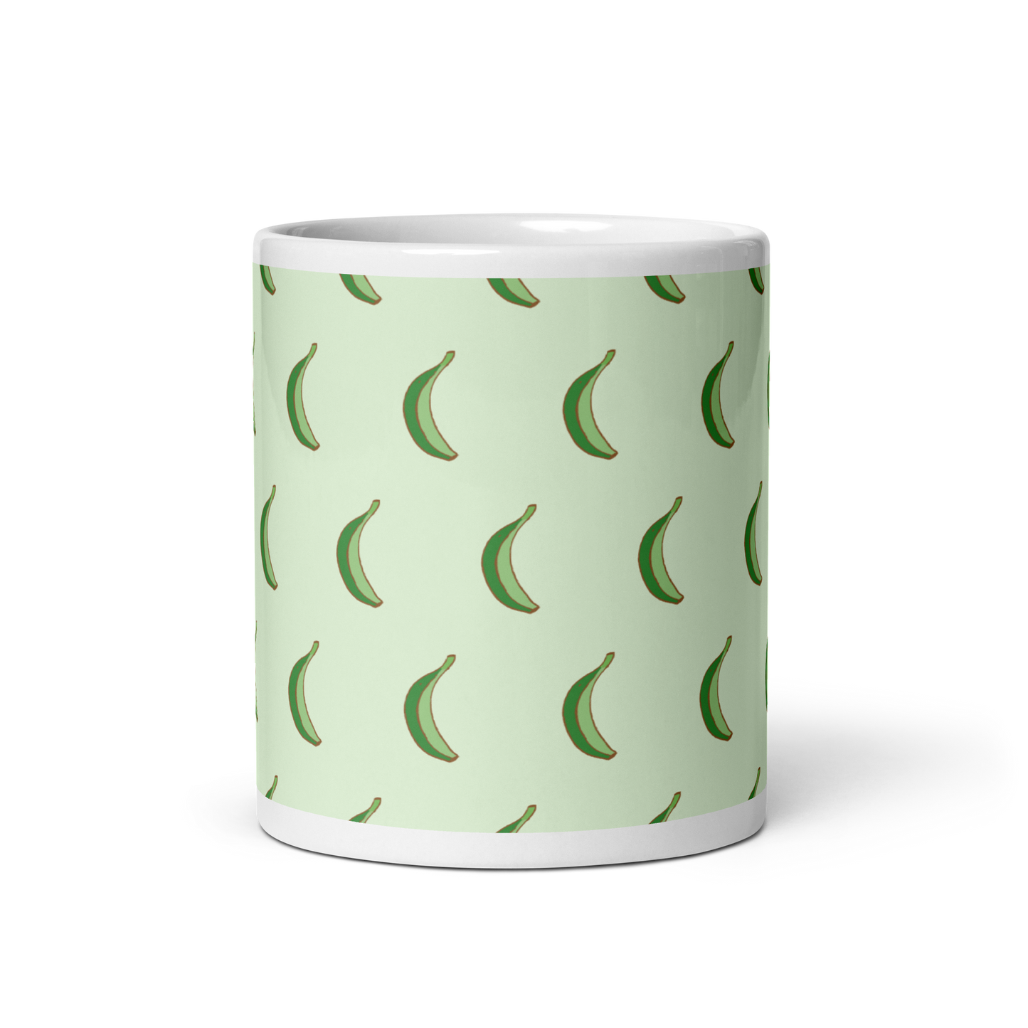 Dominican Platano Power White Glossy Mug