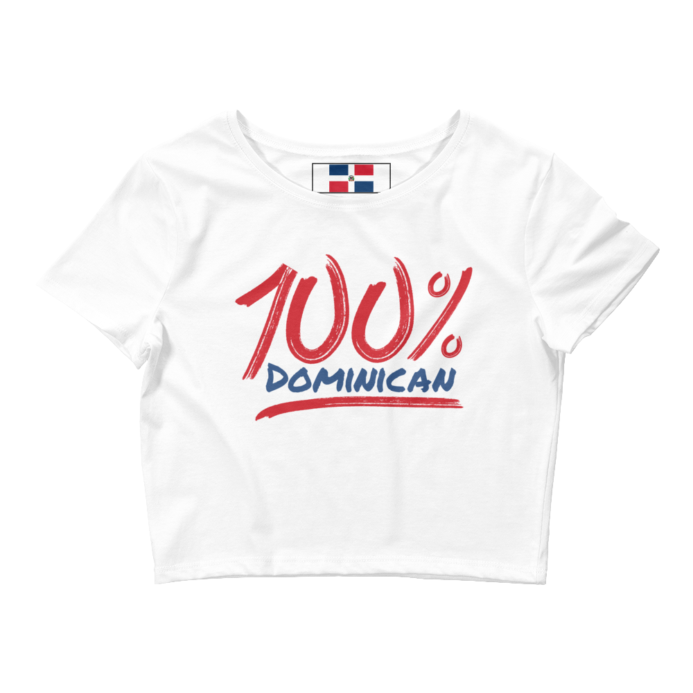 100% Dominican Crop Top Tee