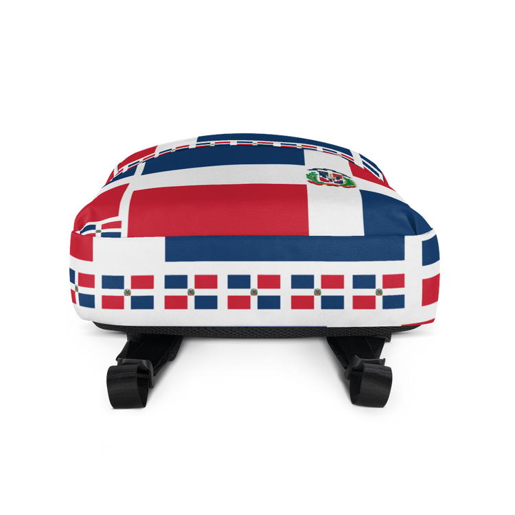 Dominican Republic Flag All-Over Collage Backpack - 2020 - DominicanGirlfriend.com - Frases Dominicanas - República Dominicana Lifestyle Graphic T-Shirts Streetwear & Accessories - New York - Bronx - Washington Heights - Miami - Florida - Boca Chica - USA - Dominican Clothing