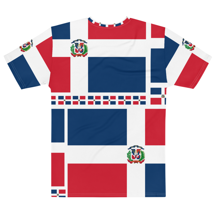 Dominican Republic Flag All-Over Collage Men's T-shirt - 2020 - DominicanGirlfriend.com - Frases Dominicanas - República Dominicana Lifestyle Graphic T-Shirts Streetwear & Accessories - New York - Bronx - Washington Heights - Miami - Florida - Boca Chica - USA - Dominican Clothing
