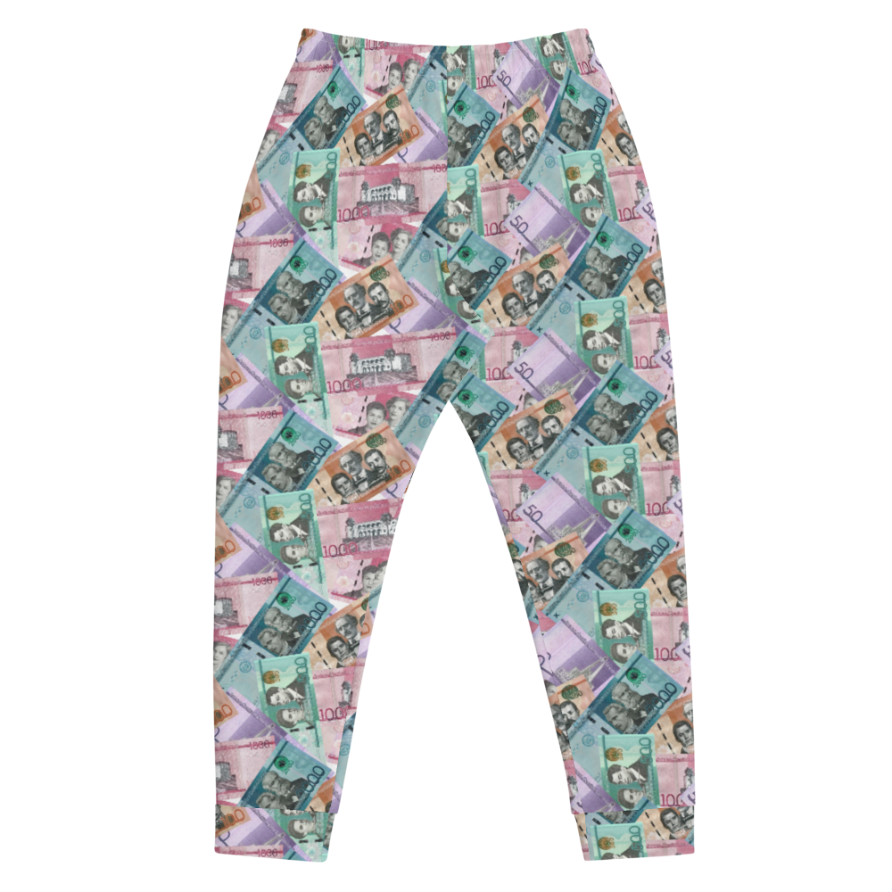 Dominican Pesos All-Over Print Men's Sweatpants  - 2020 - DominicanGirlfriend.com - Frases Dominicanas - República Dominicana Lifestyle Graphic T-Shirts Streetwear & Accessories - New York - Bronx - Washington Heights - Miami - Florida - Boca Chica - USA - Dominican Clothing