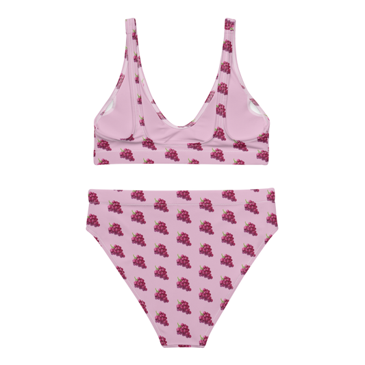 UVA 🍇 All-Over Print High-Waisted Bikini  - 2020 - DominicanGirlfriend.com - Frases Dominicanas - República Dominicana Lifestyle Graphic T-Shirts Streetwear & Accessories - New York - Bronx - Washington Heights - Miami - Florida - Boca Chica - USA - Dominican Clothing