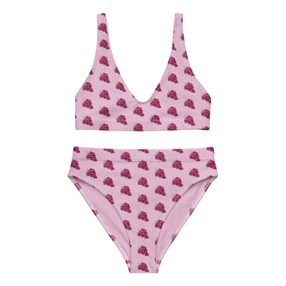 UVA ๐ All-Over Print High-Waisted Bikini  - 2020 - DominicanGirlfriend.com - Frases Dominicanas - Repรบblica Dominicana Lifestyle Graphic T-Shirts Streetwear & Accessories - New York - Bronx - Washington Heights - Miami - Florida - Boca Chica - USA - Dominican Clothing