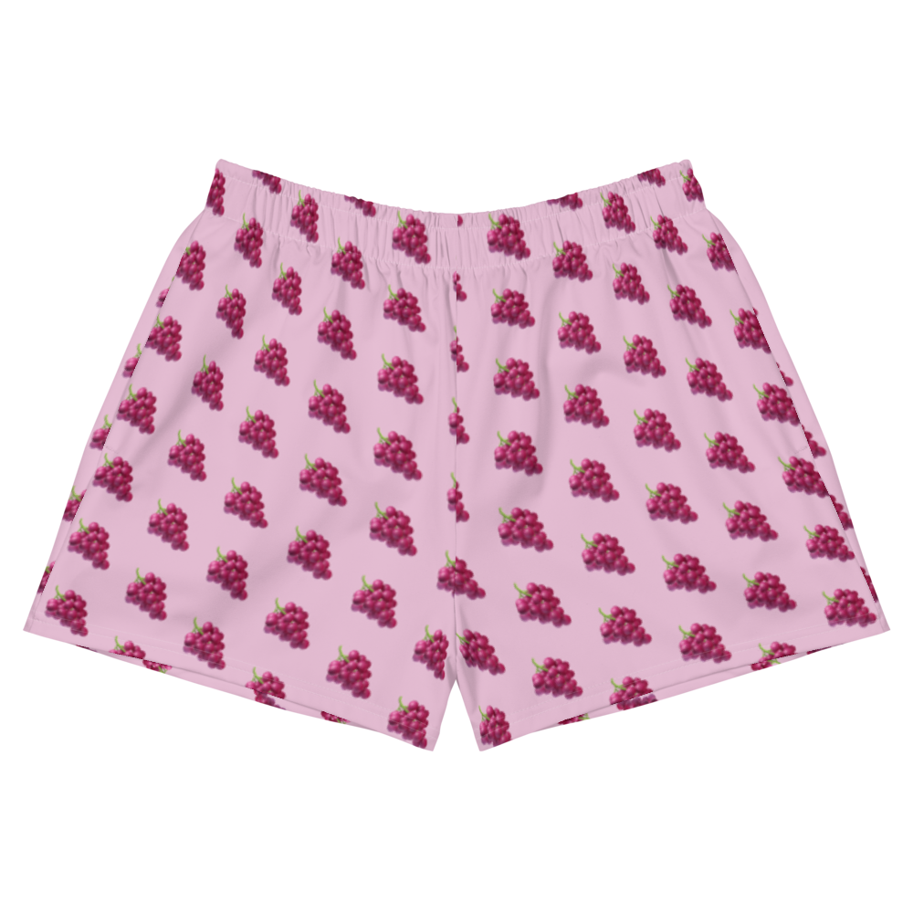 UVA 🍇 All-Over Print Women's Athletic Shorts - 2020 - DominicanGirlfriend.com - Frases Dominicanas - República Dominicana Lifestyle Graphic T-Shirts Streetwear & Accessories - New York - Bronx - Washington Heights - Miami - Florida - Boca Chica - USA - Dominican Clothing