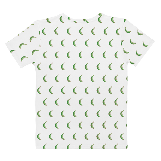 Platano All-Over Women's T-shirt  - 2020 - DominicanGirlfriend.com - Frases Dominicanas - República Dominicana Lifestyle Graphic T-Shirts Streetwear & Accessories - New York - Bronx - Washington Heights - Miami - Florida - Boca Chica - USA - Dominican Clothing