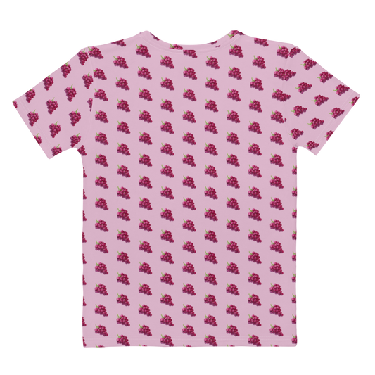 UVA 🍇 All-Over Print Women's T-shirt  - 2020 - DominicanGirlfriend.com - Frases Dominicanas - República Dominicana Lifestyle Graphic T-Shirts Streetwear & Accessories - New York - Bronx - Washington Heights - Miami - Florida - Boca Chica - USA - Dominican Clothing