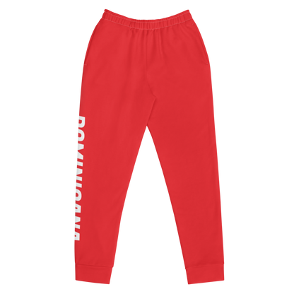 Dominicana Women's Red Sweatpants Joggers  - 2020 - DominicanGirlfriend.com - Frases Dominicanas - República Dominicana Lifestyle Graphic T-Shirts Streetwear & Accessories - New York - Bronx - Washington Heights - Miami - Florida - Boca Chica - USA - Dominican Clothing