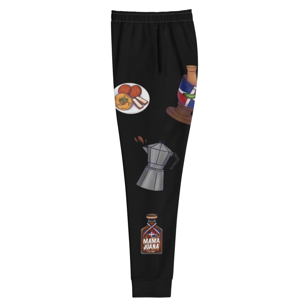 Dominican Treasures Women's Black Joggers - 2020 - DominicanGirlfriend.com - Frases Dominicanas - República Dominicana Lifestyle Graphic T-Shirts Streetwear & Accessories - New York - Bronx - Washington Heights - Miami - Florida - Boca Chica - USA - Dominican Clothing