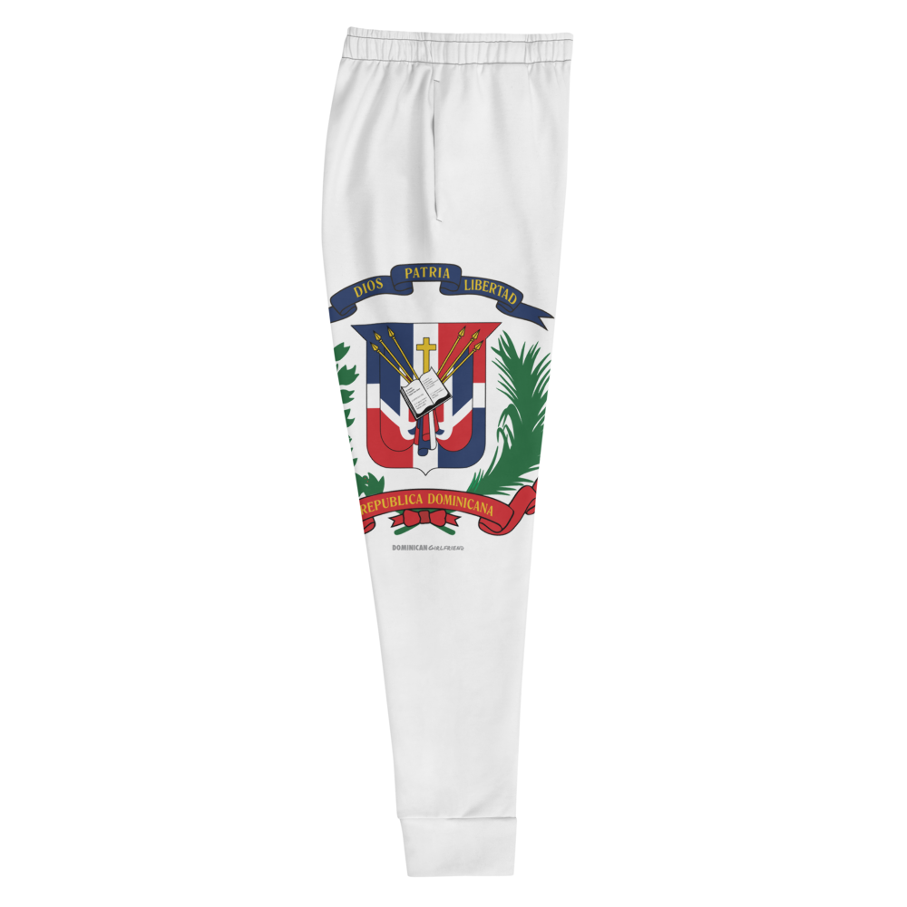 Escudo de la República Dominicana Women's Royal Blue Joggers  - 2020 - DominicanGirlfriend.com - Frases Dominicanas - República Dominicana Lifestyle Graphic T-Shirts Streetwear & Accessories - New York - Bronx - Washington Heights - Miami - Florida - Boca Chica - USA - Dominican Clothing