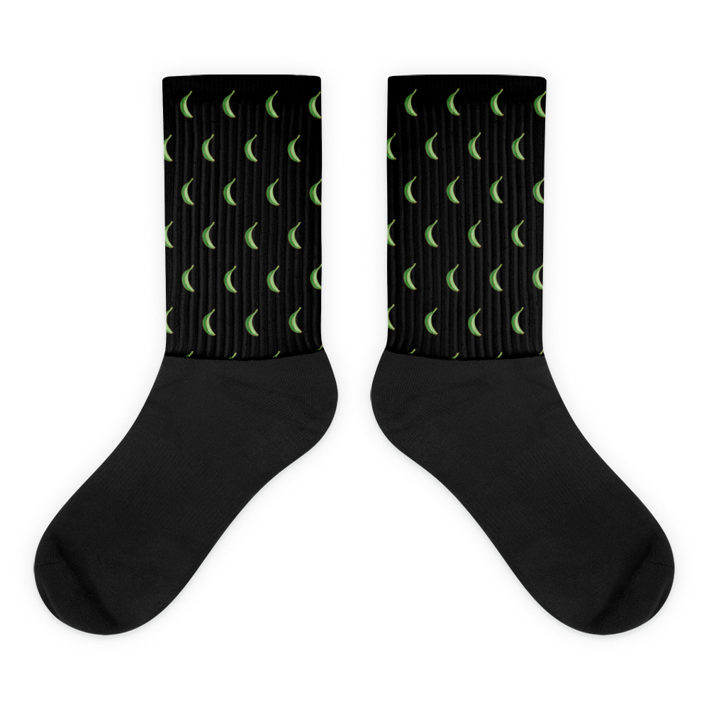 Platano All-Over Socks  - 2020 - DominicanGirlfriend.com - Frases Dominicanas - República Dominicana Lifestyle Graphic T-Shirts Streetwear & Accessories - New York - Bronx - Washington Heights - Miami - Florida - Boca Chica - USA - Dominican Clothing